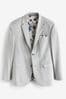 Light Grey Oversized Motionflex Stretch Suit Jacket, Oversized