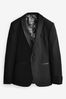 Black Shawl Slim Fit Tuxedo Suit Jacket, Slim Fit