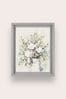 Laura Ashley Grey Pussy Willow in Vase Framed Print