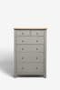 Dove Grey Malvern Paint Effect 6 Drawer Chest of Drawers