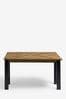 Dark Bronx Oak Effect Console 2 to 4 Seater Extending Dining Table