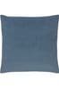 Evans Lichfield Wedgewood Blue Sunningdale Velvet Polyester Filled Cushion