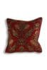Riva Paoletti Burgundy Red Shiraz Jacquard Polyester Filled Cushion