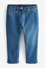 Dunkelblau - Pedal Pusher Cropped Jeans, Regular