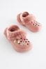 Pink Character Warm Lined Clog Slippers