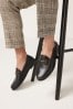 Black Snaffle Penny Loafers