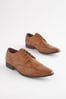 Tan Brown Wide Fit Brogue Shoes