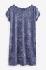 Animal 100% Cotton Relaxed Capped Sleeve Tunic Dress, Regular