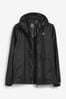 Black Waterproof Pop Zip Packable Jacket