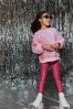 Pink Sequin Party Jumper and Leggings Set (3-16yrs)