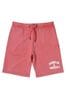 Franklin & Marshall Red Vintage Arch Sweat Shorts