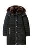 Joules Black Cherington Coat