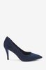 Navy Blue Regular/Wide Fit Forever Comfort® Mid Heel Court Shoes, Regular/Wide Fit