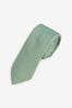 Salbeigrün - Slim Fit - Krawatte aus Twill, schmal geschnitten