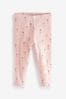 Pale Pink Ballerina Rib Jersey Leggings (3mths-7yrs)