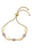 Caramel Jewellery London "Be Your Own Kind Of Sparkle" Gold Tone Friendship Bracelet