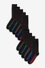Rich Colour 10 Pack Footbed Socks, 10 Pack
