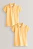 Gelb - Kurzärmelige Polo-Shirts aus Baumwolle im 2er-Pack (3-16yrs)Regular Fit