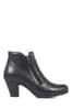 Pavers Ladies Leather Heeled Ankle Boots