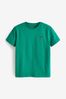 Green Stag Embroidered Short Sleeve T-Shirt (3-16yrs)