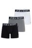 Lyle & Scott Daniel Premium-Unterhosen im 3er-Pack, Schwarz