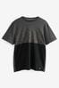 Anthrazit/Inject - T-Shirt aus weichem Material