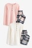 Pink/White Atelier-lumieresShops Woven Jogger Pyjamas 2 Pack (3-16yrs)