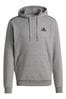 adidas Medium Grey Essentials Feelcozy Hoodie