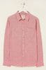 FatFace Pink Plain Linen Shirt