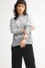 Grey High Neck Cosy Soft Touch Knit Jumper