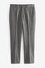 Grau - Tailored Fit - Anzug aus Donegal-Stoff mit Besatz: Hose, Tailored Fit