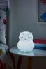 glow White Owl Night Light
