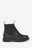 Black Extra Wide Fit Forever Comfort® Leather Chelsea Boots