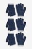 Marineblau - Magic Finger Handschuhe im 3er-Pack (3-16yrs)