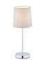 BHS Grey Touch Stick Table Lamp