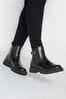 Yours Curve Black Extra Wide Fit Chunky Buckle Boots