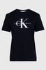 Calvin Klein Jeans Black Core Monogram Regular T-Shirt