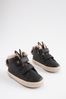 Black Bunny Wide Fit (G) High Top Trainers, Wide Fit (G)