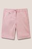 White Stuff Pink Hayley Organic Chino Shorts
