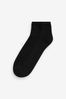 Black Cushion Sole Trainer Socks 4 Pack