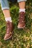 Joules Newtown Brown Rubberised Hiker Boots