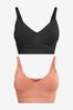 Seraphine Brown Maternity & Nursing Bras Twin Pack