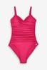 Pink Tummy Shaping Control Swimsuit, Regular