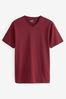 Burgundy Red Essential V-Neck T-Shirt