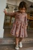 Taupe Ballerina Cotton Elastane Jersey Dress (3mths-7yrs)
