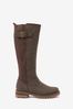 Chocolate Brown Extra Wide Fit Forever Comfort® Stitch Detail Knee High Boots, Extra Wide Fit