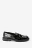 Black Regular/Wide Fit Forever Comfort® Clean Patent Chunky Loafer Shoes, Regular/Wide Fit