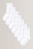 Weiß - Socken mit hohem Baumwollanteil, 7er-Pack