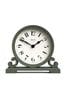 Jones Clocks Classic Green Mantel Clock with Arabic Dial