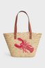 White Stuff Lobster Natural Basket Bag